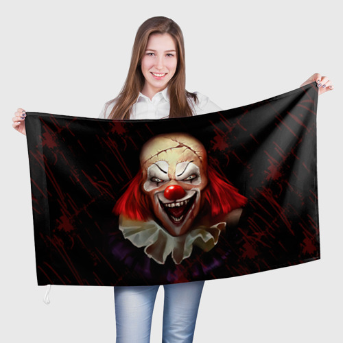 Флаг 3D Зомби клоун