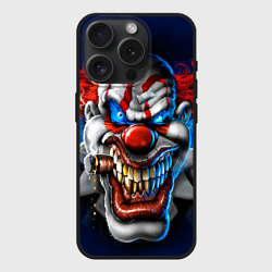 Чехол силиконовый для Apple iPhone 15 Pro Мax матовый Клоун