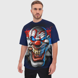 Мужская футболка oversize 3D Клоун - фото 2