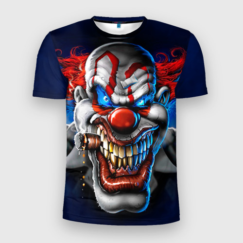 Мужская футболка 3D Slim Клоун, цвет 3D печать