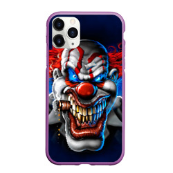 Чехол для iPhone 11 Pro Max матовый Клоун