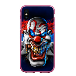 Чехол для iPhone XS Max матовый Клоун