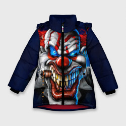 Зимняя куртка для девочек 3D Клоун