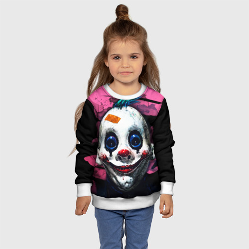 Детский свитшот 3D Клоун, цвет 3D печать - фото 7