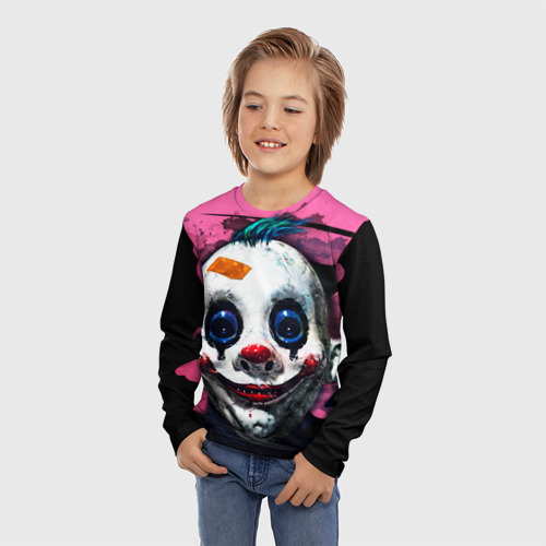 Детский лонгслив 3D Клоун - фото 3