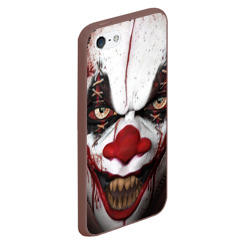 Чехол для iPhone 5/5S матовый Зомби клоун - фото 2
