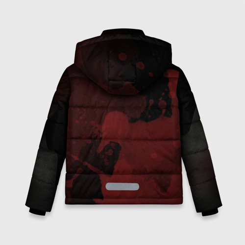 Зимняя куртка для мальчиков 3D Зомби клоун, цвет черный - фото 2