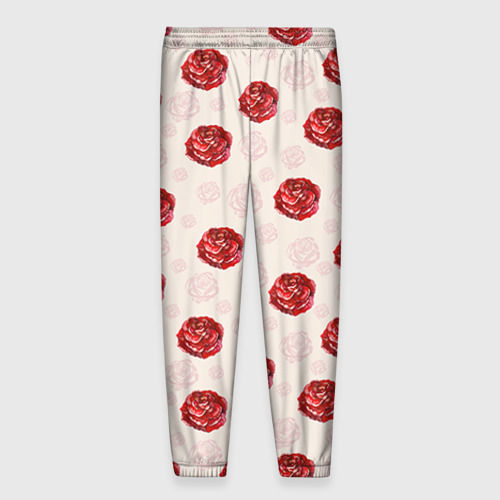 Мужские брюки 3D Розы, цвет 3D печать - фото 2