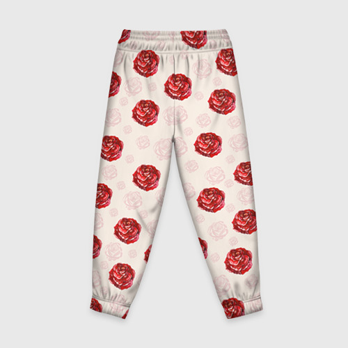 Детские брюки 3D Розы, цвет 3D печать - фото 2