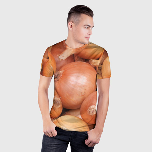 Мужская футболка 3D Slim Лук-лучок, цвет 3D печать - фото 3
