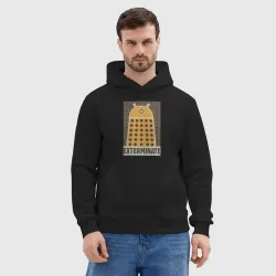 Мужская толстовка без начеса хлопок Exterminate - фото 3
