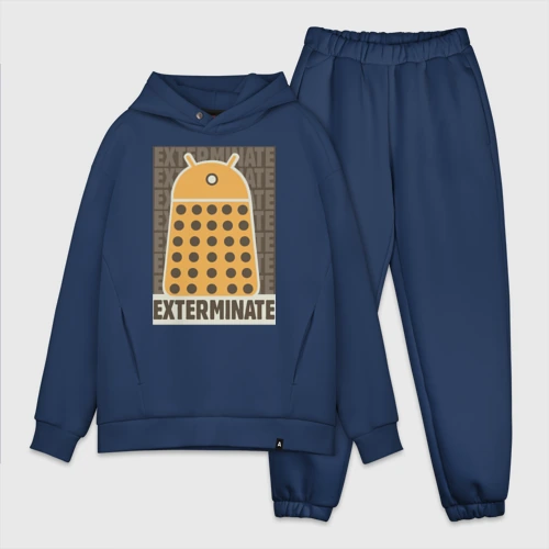 Мужской костюм oversize хлопок Exterminate