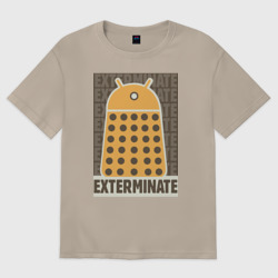 Женская футболка хлопок Oversize Exterminate