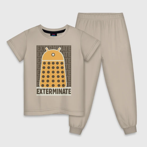 Детская пижама хлопок Exterminate