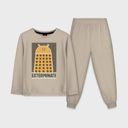 Детская пижама с лонгсливом хлопок Exterminate