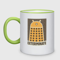 Кружка двухцветная Exterminate