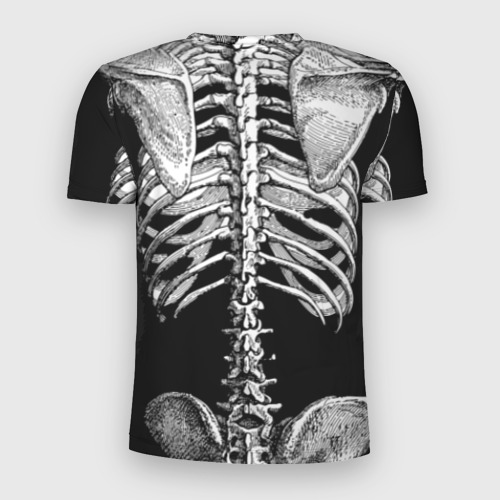 Мужская футболка 3D Slim Скелет с сердцем, цвет 3D печать - фото 2