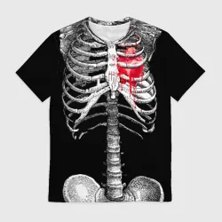 Скелет с сердцем