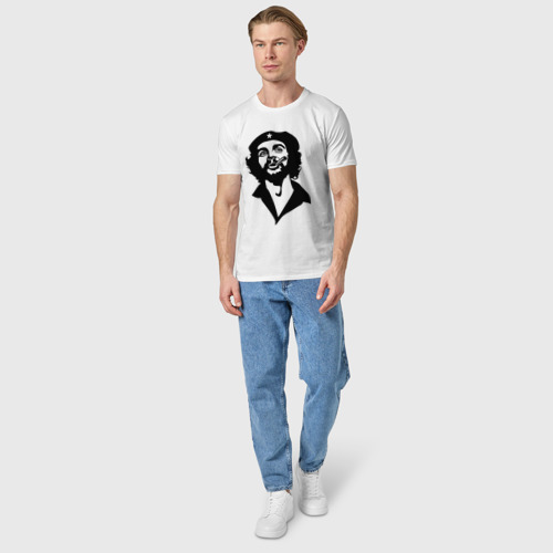 Мужская футболка хлопок Че Гевара, цвет белый - фото 5