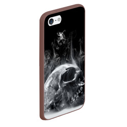 Чехол для iPhone 5/5S матовый Skull - фото 2