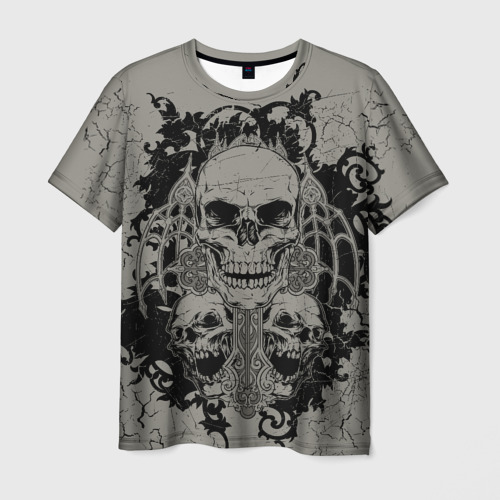 Мужская футболка 3D Skulls, цвет 3D печать