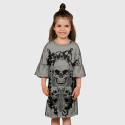 Детское платье 3D Skulls - фото 2