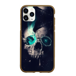 Чехол для iPhone 11 Pro Max матовый Skull eyes