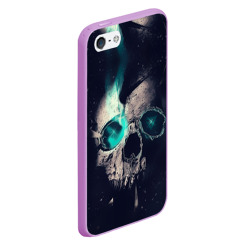 Чехол для iPhone 5/5S матовый Skull eyes - фото 2