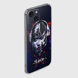 Чехол для iPhone 15 силиконовый с защитой камеры Пиратская станция - фото 2