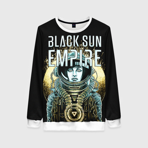 Женский свитшот 3D Black Sun Empire