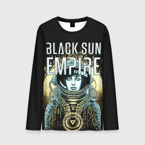 Мужской лонгслив 3D Black Sun Empire