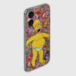 Чехол для iPhone 16 силиконовый с защитой камеры Гомер - фото 2