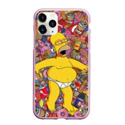 Чехол для iPhone 11 Pro матовый Гомер