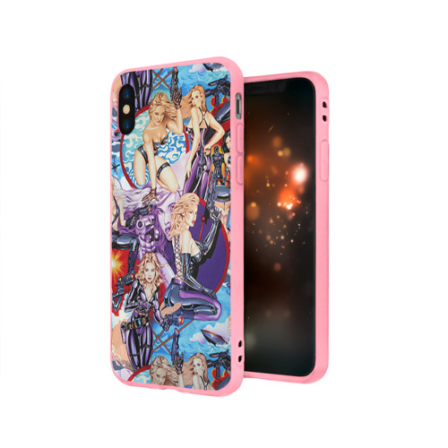 Чехол для Apple iPhone X силиконовый матовый Девушки Фото 01 Чехол для Apple iPhone X силиконовый матовый Девушки Фото 01