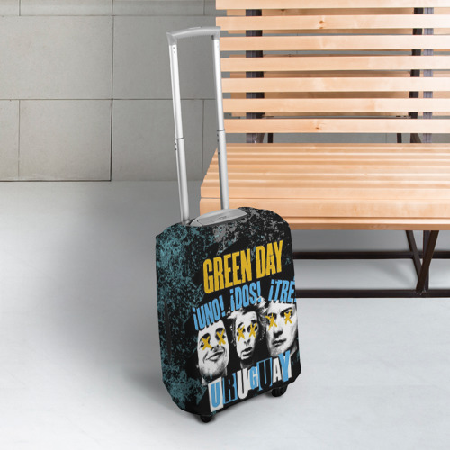 Чехол для чемодана 3D Green Day, цвет 3D печать - фото 3