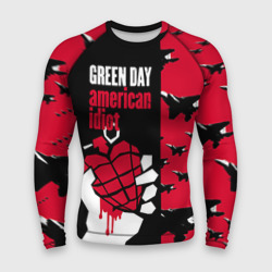 Мужской рашгард 3D Green Day