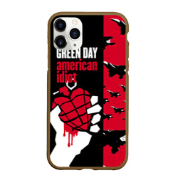 Чехол для iPhone 11 Pro Max матовый Green Day