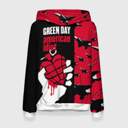 Женская толстовка 3D Green Day