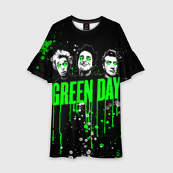 Детское платье 3D Green Day