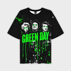 Мужская футболка oversize 3D Green Day