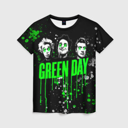 Женская футболка 3D Green Day