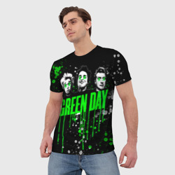 Мужская футболка 3D Green Day - фото 2