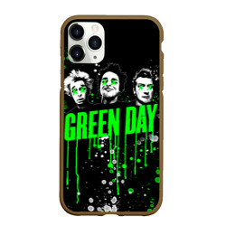 Чехол для iPhone 11 Pro матовый Green Day
