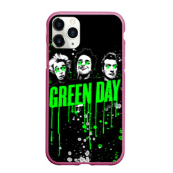 Чехол для iPhone 11 Pro Max матовый Green Day