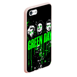Чехол для iPhone 5/5S матовый Green Day - фото 2