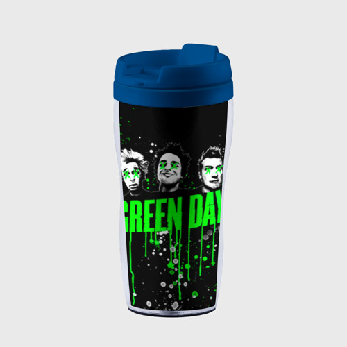 Термокружка-непроливайка Green Day, цвет синий
