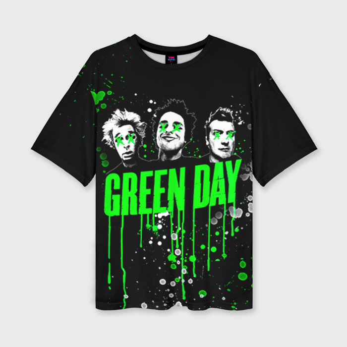 Green day womens clearance shirt
