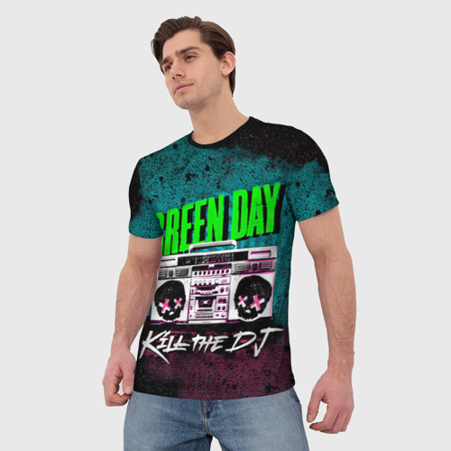 Мужская футболка 3D Green Day, цвет 3D печать - фото 3