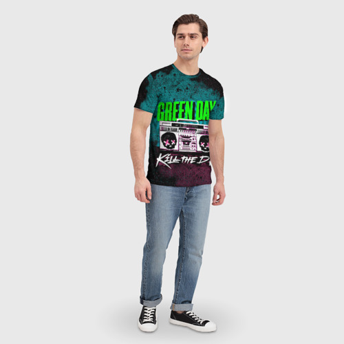 Мужская футболка 3D Green Day, цвет 3D печать - фото 5