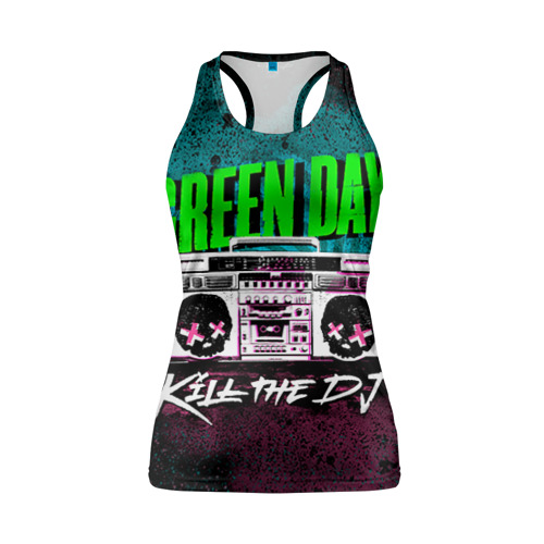 Женская майка 3D спортивная Green Day Фото 01 Женская майка 3D спортивная Green Day Фото 01